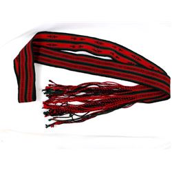 Native American Navajo Wool Dance Sash