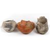 Image 7 : 3 Prehistoric Native American Pottery Bowls