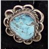 Image 1 : Navajo Old Pawn Sterling Turquoise Ring, Sz 7.25