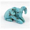 Image 1 : Zuni Turquoise Ram Fetish by Fabian Cheama