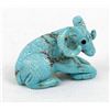 Image 7 : Zuni Turquoise Ram Fetish by Fabian Cheama