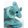Image 8 : Zuni Turquoise Ram Fetish by Fabian Cheama