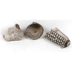 Pair of Unusual Prehistoric Anasazi Pottery Items
