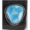 Image 1 : Navajo Old Pawn Sterling Turquoise Ring, Size 7