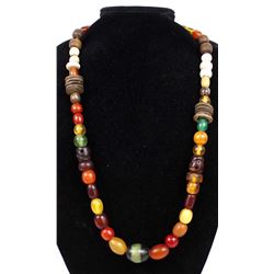 Antique Vintage African Trade Bead Necklace