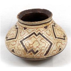 Vintage Peruvian Shipibo Pottery Jar
