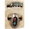 Image 6 : Native American Old Pawn Sterling Silver Rings