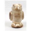 Image 4 : Zuni Fossilized Ivory Owl Fetish by B. Yatsattie