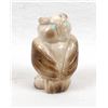 Image 7 : Zuni Fossilized Ivory Owl Fetish by B. Yatsattie
