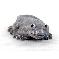 Native American Zuni Frog Fetish by Ricky Laahty