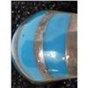 Image 4 : Mexican Sterling Turquoise Ring, Size 8.25