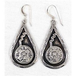 Vintage Taxco Sterling Silver Earrings
