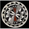 Image 1 : 1993 Acoma Ceramic Pottery Shallow Bowl by Ortiz