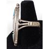 Image 3 : Navajo Sterling Overlay Ring, Size 8