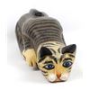 Image 1 : Balinese Carved Wood Cat Shelf Sitter
