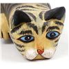 Image 2 : Balinese Carved Wood Cat Shelf Sitter