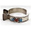 Image 2 : Vintage Navajo Sterling Turquoise Watch Bracelet