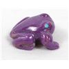 Image 9 : Zuni Stichtite Frog Fetish by Brian Yatsattie