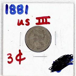 1881 Three Cent Piece