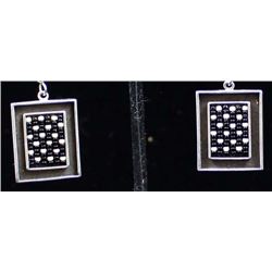 KMH Sterling Silver & Bead Earrings