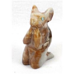 Zuni Picasso Marble Mouse Fetish, Yancy Halusewa