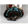 Image 5 : Navajo Sterling Chip Inlay Turquoise Watch Band
