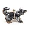 Image 4 : Zuni Marble Wolf Fetish by Jeff Tsalabutie