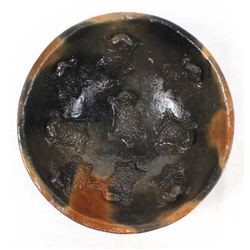 Navajo Horned Toad Pottery Bowl by B. Manygoats