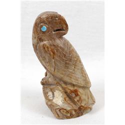 Zuni Picasso Marble Parrot Fetish, Michael Coble