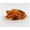 Image 1 : Zuni Amber Frog Fetish by Boone