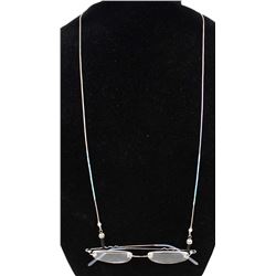 Santo Domingo Liquid Silver Eyeglass Holder