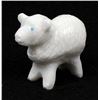 Image 4 : Zuni White Marble Lamb by Bryston Bowannie