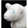 Image 5 : Zuni White Marble Lamb by Bryston Bowannie