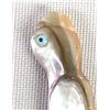 Image 2 : Zuni Carved Shell Parrot Fetish by Ricky Laahty