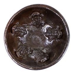 Navajo Pine Pitch Pottery Bowl by Betty Manygoats