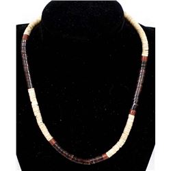Vintage Navajo Shell Heishi Choker Necklace