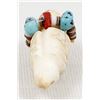 Image 6 : Zuni Fozzilized Ivory Bird Fetish by Annette Tsikewa