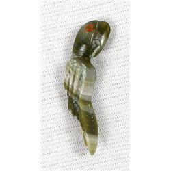 Zuni Serpentine Parrot Fetish by Dan Simplicio Jr.