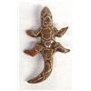 Image 1 : Hand Painted Ceramic Pottery Lizard Pin