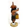 Image 4 : Native American Hopi Mudhead Kachina with Drum