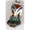 Image 3 : Navajo Sterling Chip Inlay Watch Band
