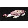 Image 1 : Zuni Carved Purple Shell Turtle Fetish by Quam