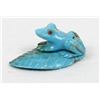 Image 3 : Zuni Turquoise Frog Fetish by Fabian Cheama