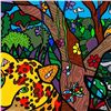 Image 2 : Romero Britto "Amazon Mini" Hand Signed Giclee on Canvas; Authenticated