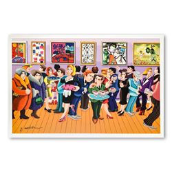 Yuval Mahler, "Opening Day" Hand Signed Limited Edition Serigraph on Paper with