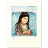 Image 1 : "Aleut Child" Limited Edition Lithograph by Edna Hibel (1917-2014), Numbered and