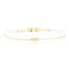 Image 2 : 1.60 ctw Opal and Diamond Bracelet - 14KT Yellow Gold