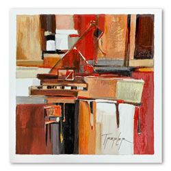 Yuri Tremler, "Piano" Limited Edition Serigraph, Hand Signed with Letter of Auth