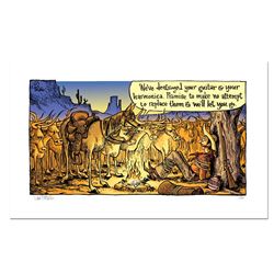 Bizarro! "Cattle Protest" Numbered Limited Edition Hand Signed by creator Dan Pi