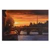 Image 1 : Howard Behrens (1933-2014), "Twilight On The Seine II" Limited Edition on Canvas